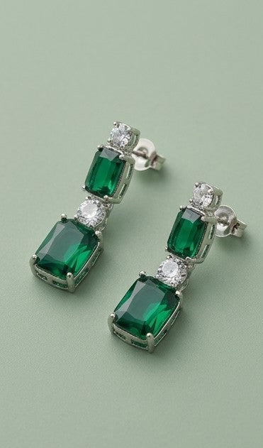 Emrald Green and silver AD STONE