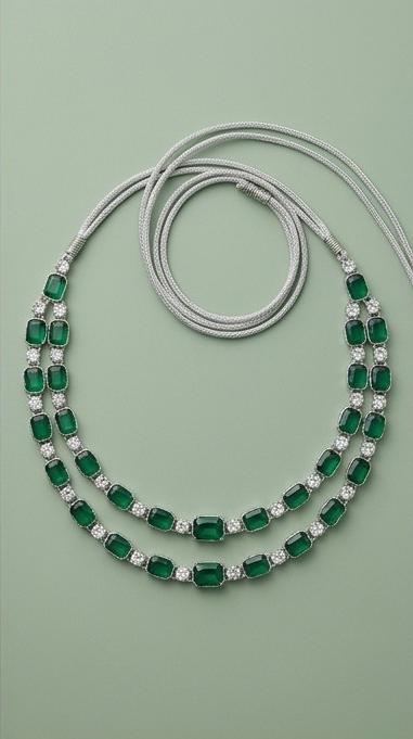 Emrald Green and silver AD STONE