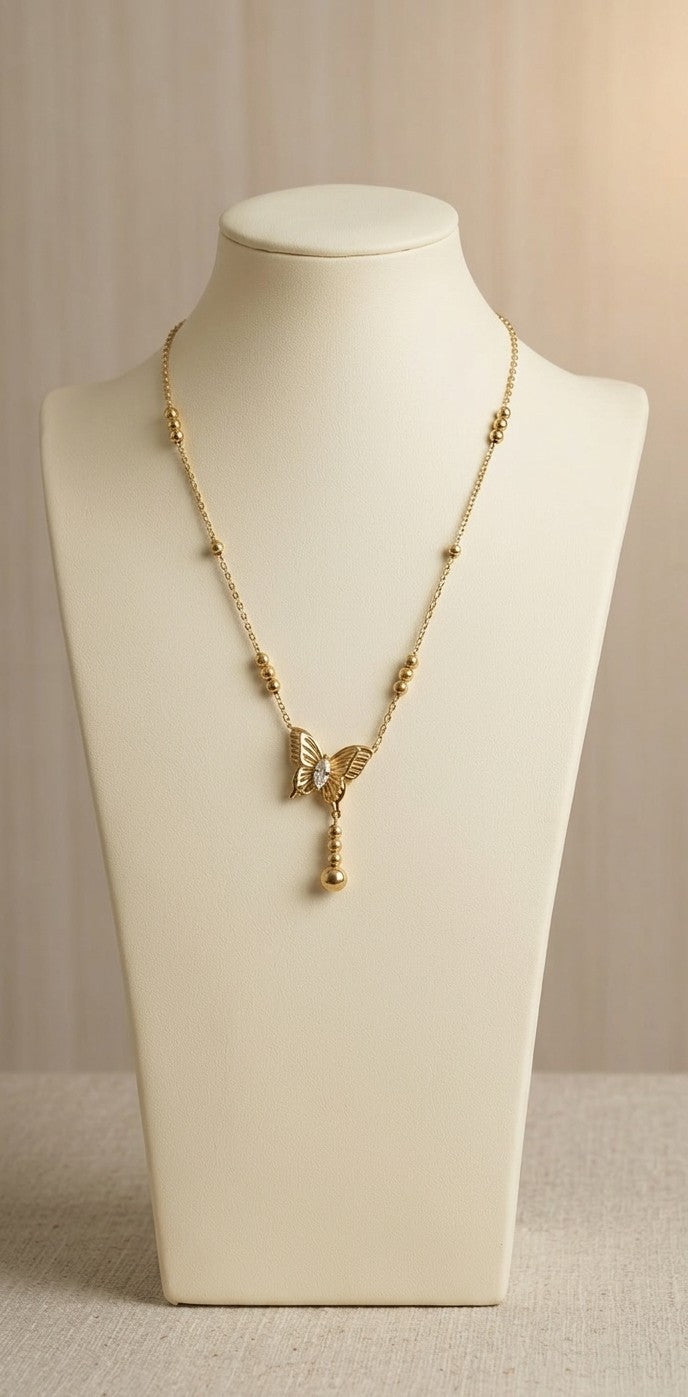 Anti-Tarnish Butterfly Pendant