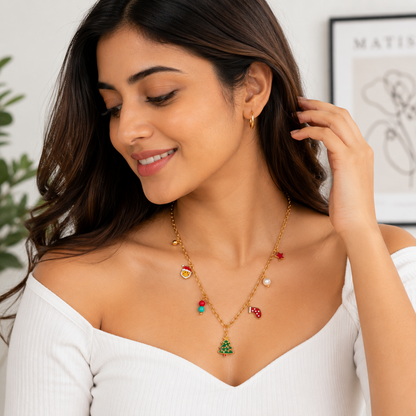 Viran Charm Pendant Necklace for everyday wear