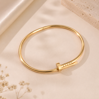 Anti Tarnish Nail Bangle Bracelet