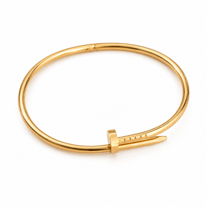 Anti Tarnish Nail Bangle Bracelet